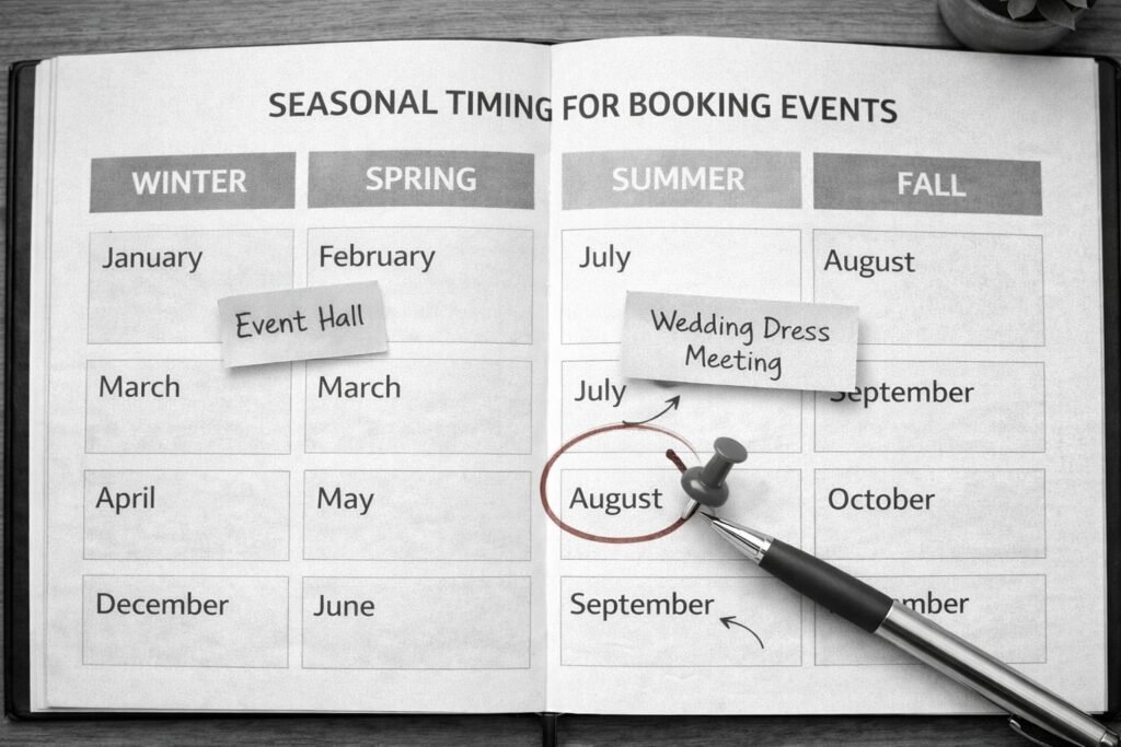 מתי נכון לסגור אולם לחתונה קטנה הטיימינג שעושה את ההבדל