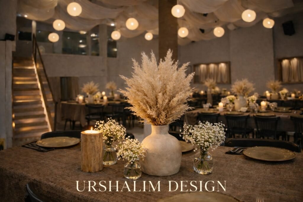 עיצוב אירועים באולמות, עיצוב אירוע ארשלם אירועים